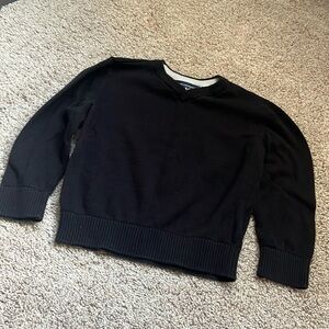 Black pull over sweater